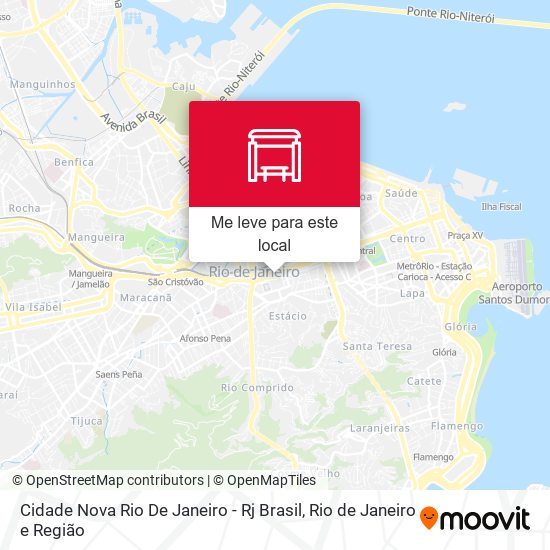 Cidade Nova Rio De Janeiro - Rj Brasil mapa