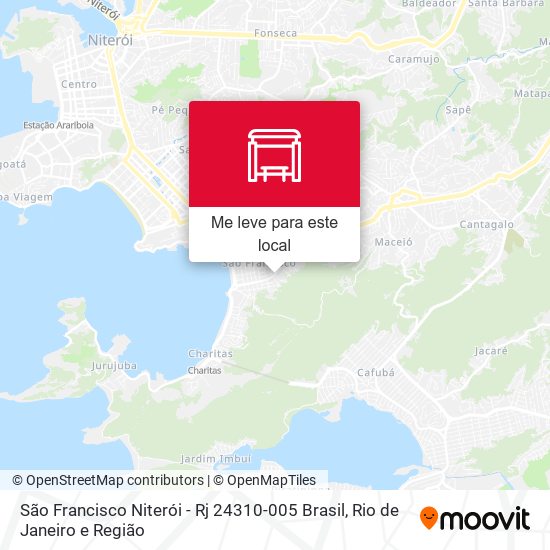 São Francisco Niterói - Rj 24310-005 Brasil mapa