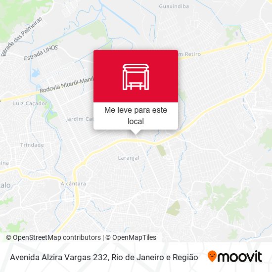 Avenida Alzira Vargas 232 mapa