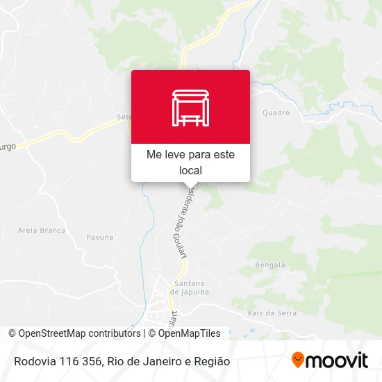 Rodovia 116 356 mapa