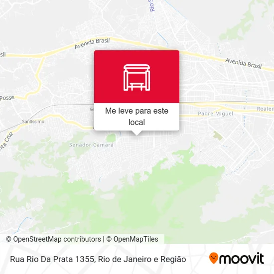 Rua Rio Da Prata 1355 mapa