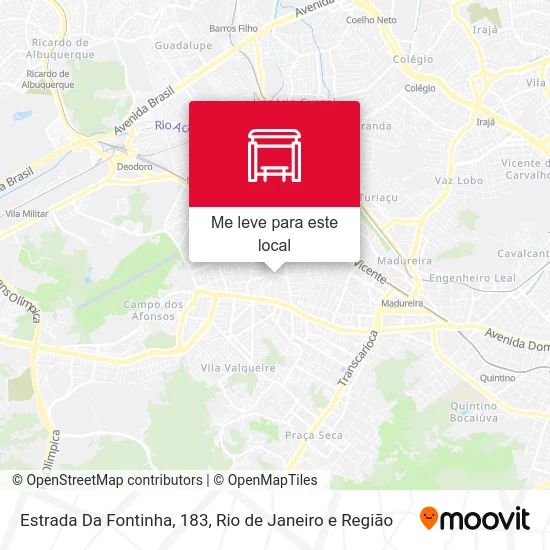 Estrada Da Fontinha, 183 mapa