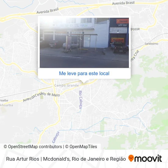 Rua Artur Rios | Mcdonald's mapa