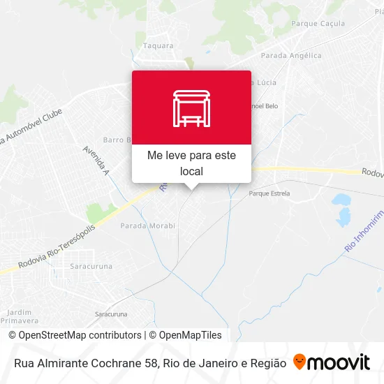 Rua Almirante Cochrane 58 mapa