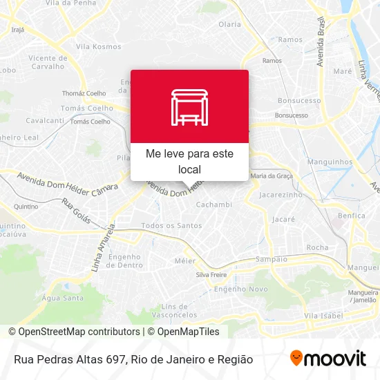 Rua Pedras Altas 697 mapa