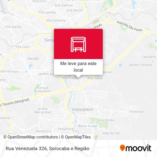 Rua Venezuela 326 mapa