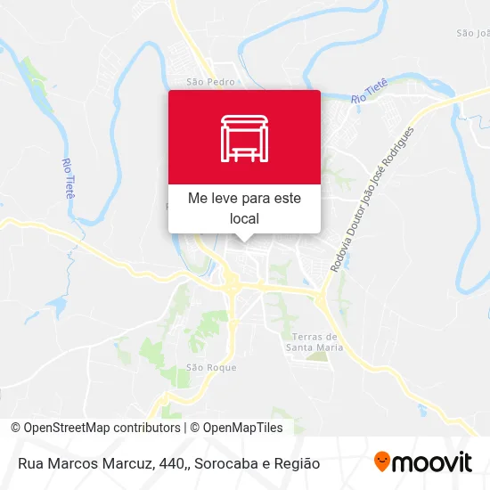 Rua Marcos Marcuz, 440, mapa