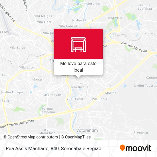 Rua Assis Machado, 840 mapa