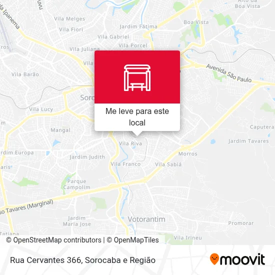 Rua Cervantes 366 mapa