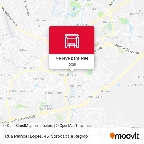 Rua Manoel Lopes, 45 mapa
