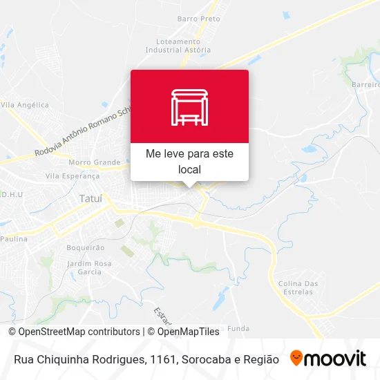 Rua Chiquinha Rodrigues, 1161 mapa