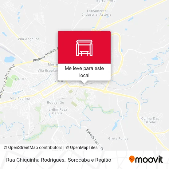 Rua Chiquinha Rodrigues, mapa
