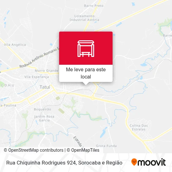 Rua Chiquinha Rodrigues 924 mapa