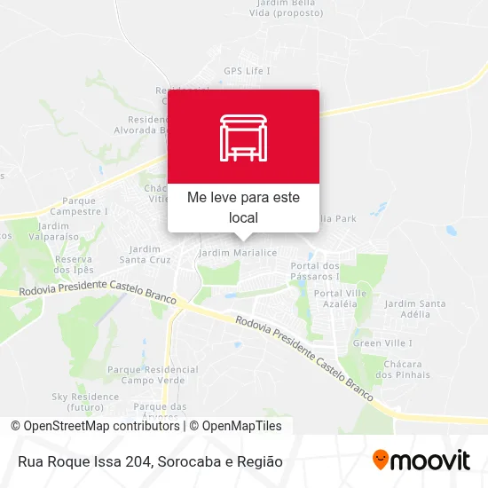 Rua Roque Issa 204 mapa