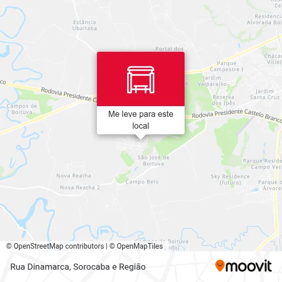 Rua Dinamarca mapa