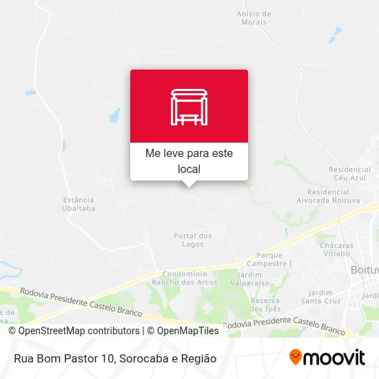 Rua Bom Pastor 10 mapa