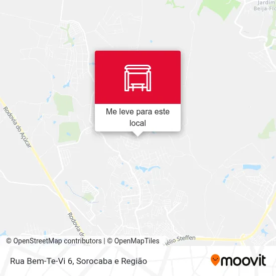 Rua Bem-Te-Vi 6 mapa