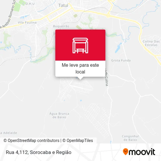 Rua 4,112 mapa
