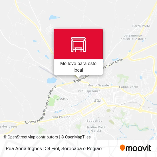 Rua Anna Inghes Del Fiol mapa