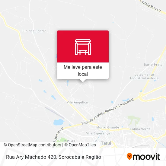 Rua Ary Machado 420 mapa