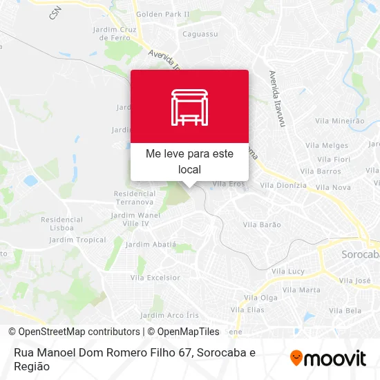 Rua Manoel Dom Romero Filho 67 mapa