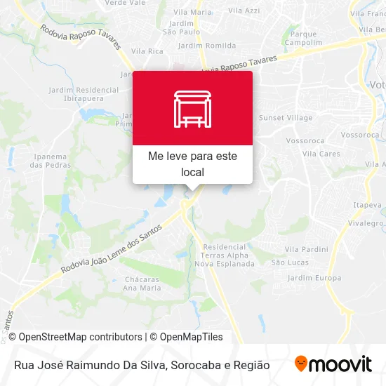 Rua José Raimundo Da Silva mapa