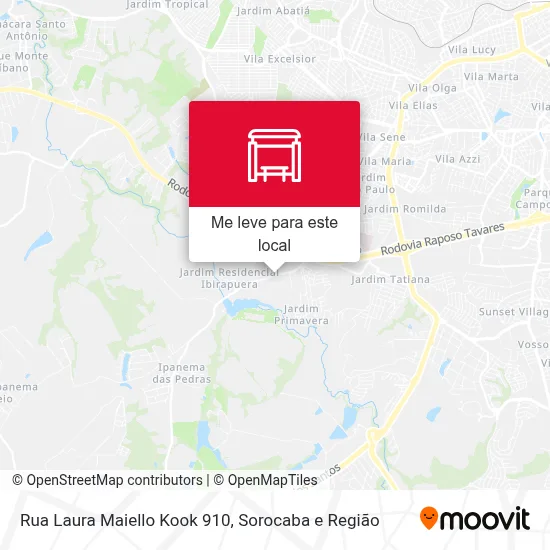 Rua Laura Maiello Kook 910 mapa