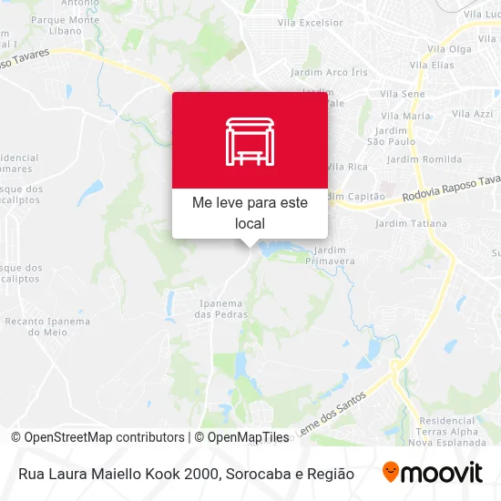 Rua Laura Maiello Kook 2000 mapa