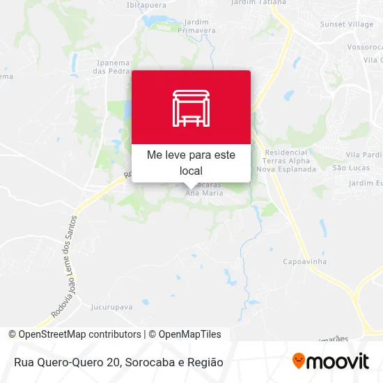 Rua Quero-Quero 20 mapa