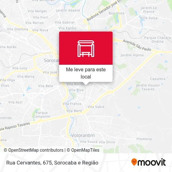 Rua Cervantes, 675 mapa