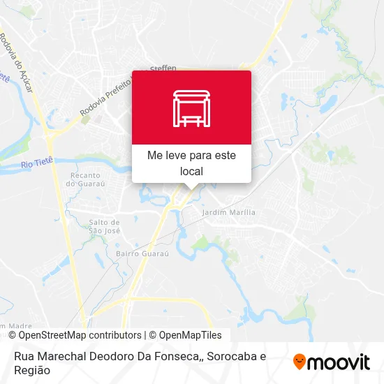 Rua Marechal Deodoro Da Fonseca, mapa