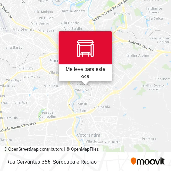 Rua Cervantes 366 mapa