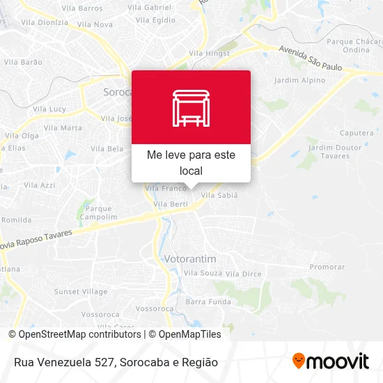 Rua Venezuela 527 mapa