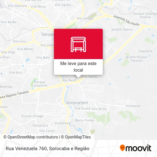 Rua Venezuela 760 mapa