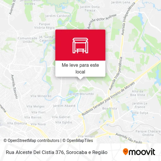 Rua Alceste Del Cistia 376 mapa