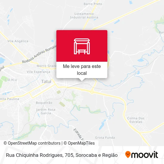 Rua Chiquinha Rodrigues, 705 mapa