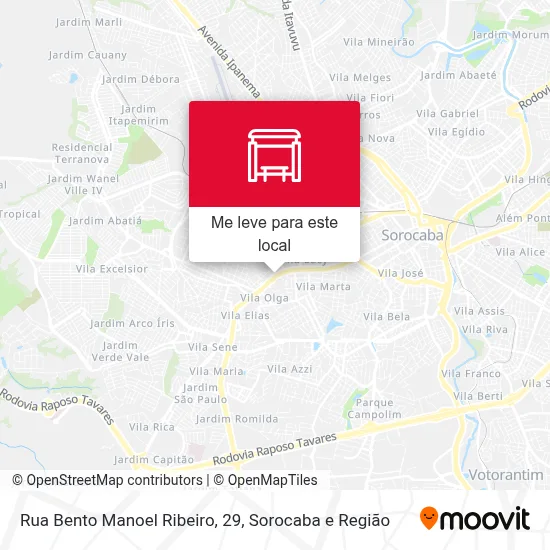 Rua Bento Manoel Ribeiro, 29 mapa