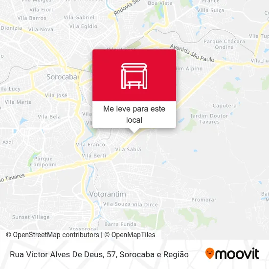 Rua Victor Alves De Deus, 57 mapa