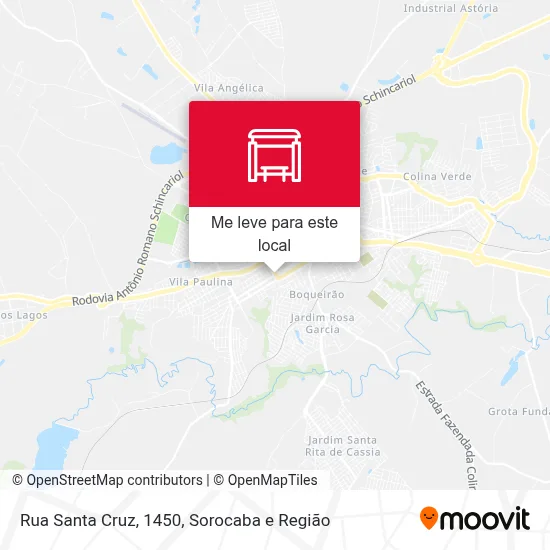 Rua Santa Cruz, 1450 mapa