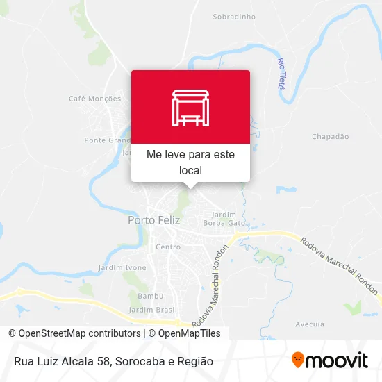 Rua Luiz Alcala 58 mapa