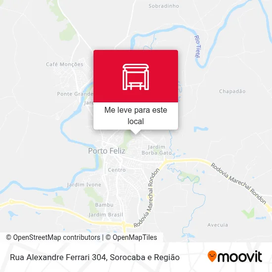 Rua Alexandre Ferrari 304 mapa