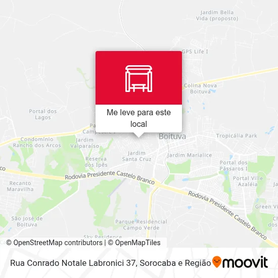 Rua Conrado Notale Labronici 37 mapa