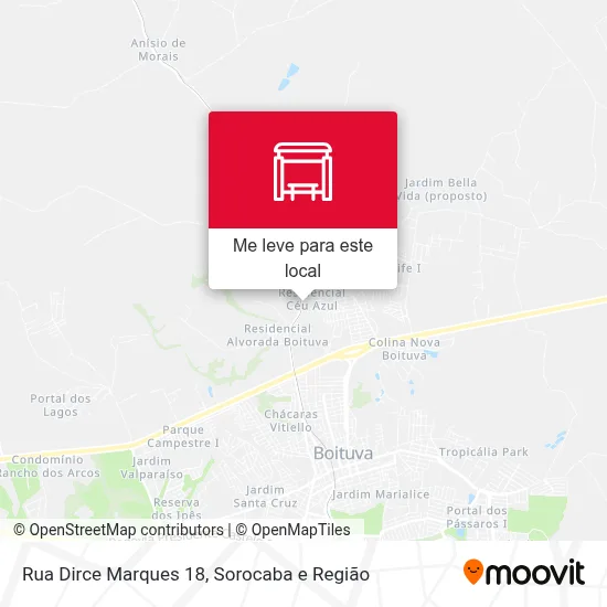 Rua Dirce Marques 18 mapa