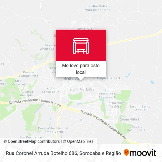 Rua Coronel Arruda Botelho 686 mapa