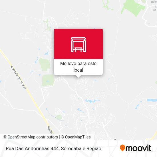 Rua Das Andorinhas 444 mapa