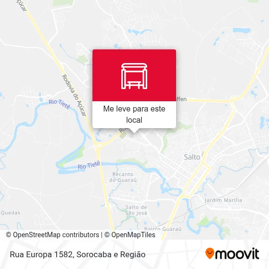Rua Europa 1582 mapa