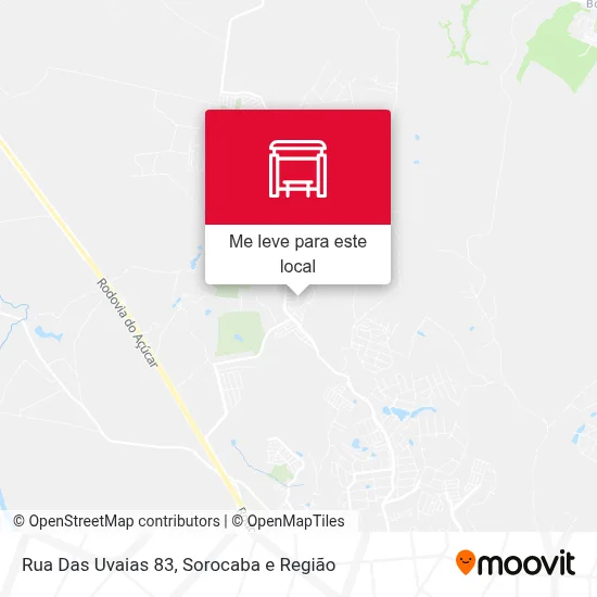 Rua Das Uvaias 83 mapa