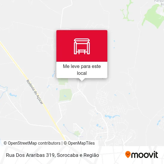 Rua Dos Araribas 319 mapa