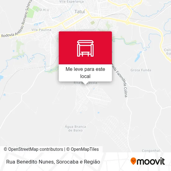 Rua Benedito Nunes mapa