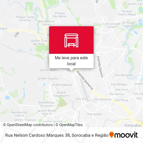 Rua Nelson Cardoso Marques 38 mapa